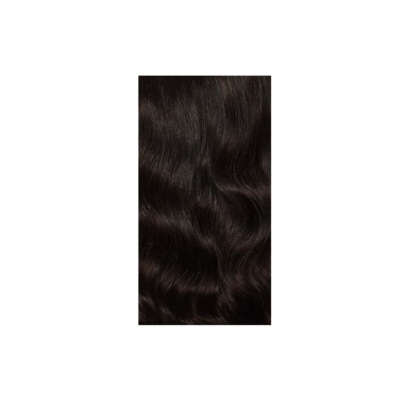 NON-SLIP PRE-BONDED HAIR | COFFEE BEAN (DARKEST BROWN, 1A)